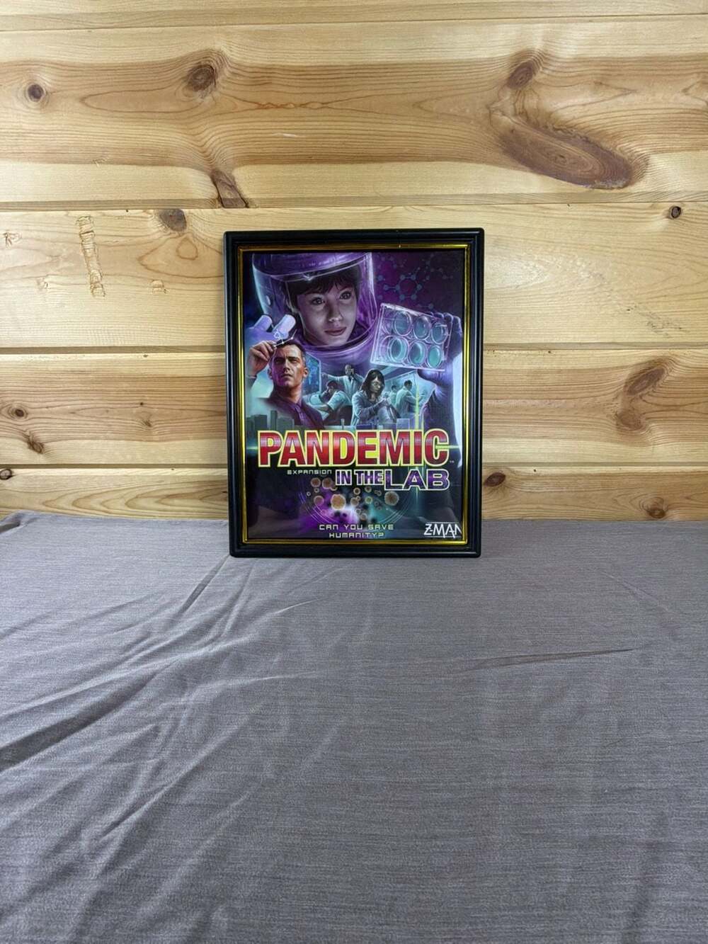 Z-Man Games Pandemic In The Lab Expansion Framed Poster Wall Art